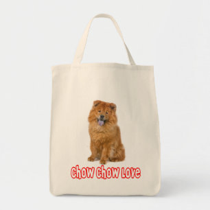 Chow Chow Puppy Hondenliefde Canvas Tas