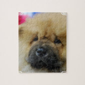 Chow Chow Puppy Legpuzzel (Verticaal)