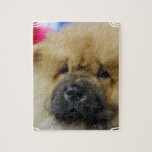 Chow Chow Puppy Legpuzzel (Verticaal)