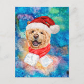 Chow Chow Ras Hond Kerstmis Feestdagenkaart (Voorkant)