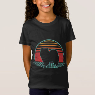 Chow Chow Retro  Hondenliefhebber 80s Stijlgeschen T-shirt