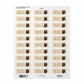 Chow Chow Return Address Label (Full Sheet)