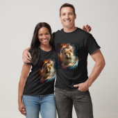 Chow Chow Ruimte T-shirt (Unisex)