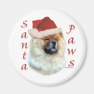 Chow Chow Santa Paws Magneet
