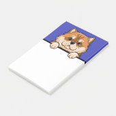 Chow Chow Schattige Kantoorartikelen Cadeaus voor Post-it® Notes (Schuin)