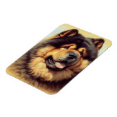 Chow-Chow Schilderen Magneet (Linkerzijde)