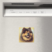 Chow-Chow Schilderen Magneet (Insitu (Vaatwasser))