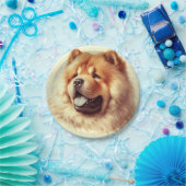 Chow-Chow Schilderen Papieren Bordje (Feest)