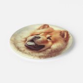 Chow-Chow Schilderen Papieren Bordje (Gekanteld)