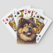  Chow-Chow Schilderen Pokerkaarten (Achterkant)