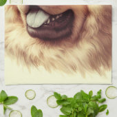 Chow-Chow Schilderen Theedoek (Gevouwen)