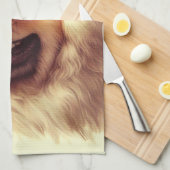 Chow-Chow Schilderen Theedoek (Quarter Fold)