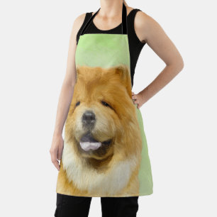 Chow Chow Schilderij - Mooie Originele Honden Kuns Schort