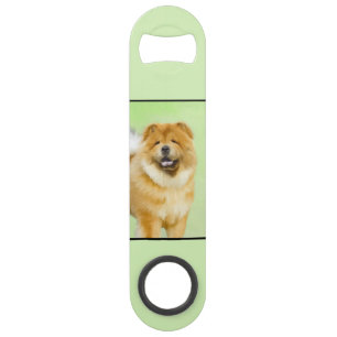 Chow Chow Schilderij - Mooie Originele Honden Kuns Speed Flessenopener