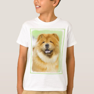 Chow Chow Schilderij - Mooie Originele Honden Kuns T-shirt
