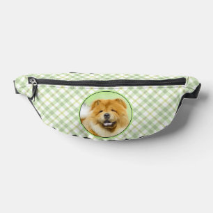 Chow Chow Schilderij Rode Ruwe Knuffel Originele H Heuptasje