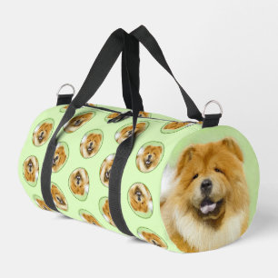 Chow Chow Schilderij Rode Ruwe Knuffel Originele H Plunjezak