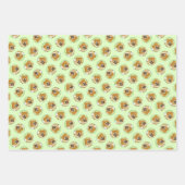 Chow Chow Schilderij Rood Ruw Schattige Originele Inpakpapier Vel (Voorkant)