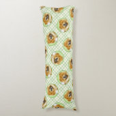 Chow Chow Schilderij Rood Ruw Schattige Originele  Lichaamskussen (Voorkant Verticaal)