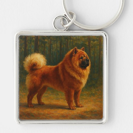 Chow Chow Sleutelhanger (Voorkant)