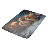 Chow Chow Sneeuw Slede Kerst Decoratie Badmat (Gekanteld)