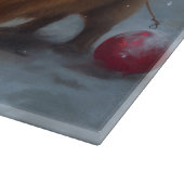 Chow Chow Snowy Sleigh Kerst Decor Snijplank (Hoek)