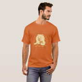 Chow Chow speelkaarten vintage T-shirt (Voorkant volledig)
