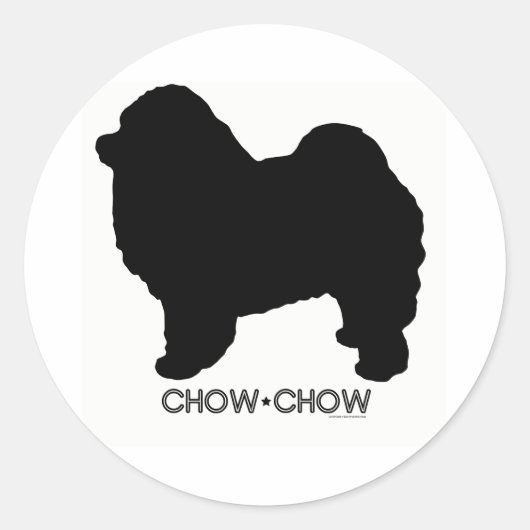 Chow Chow Sticker (Voorkant)
