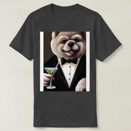 Chow Chow Suit Martini 1 T-shirt (Design voorkant)