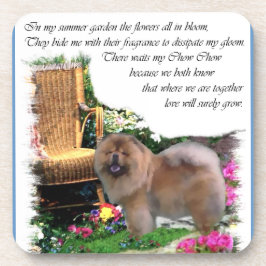 Chow Chow Summer Garden Drankjes Onderzetter