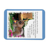 Chow Chow Summer Garden Magneet (Horizontaal)
