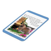 Chow Chow Summer Garden Magneet (Linkerzijde)