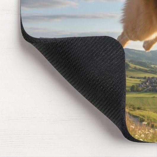 Chow Chow Superhero Mousepad Muismat (Hoek)