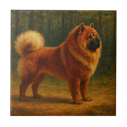 Chow Chow Tegeltje (Voorkant)