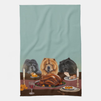 Chow Chow Thanksgiving Diner Keuken Handdoek