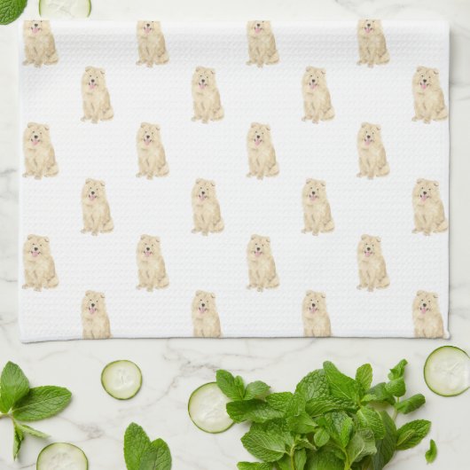 Chow Chow Theedoek (Gevouwen)