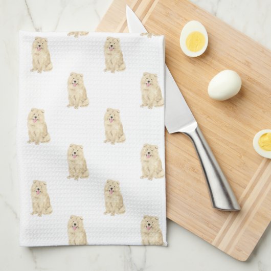 Chow Chow Theedoek (Quarter Fold)