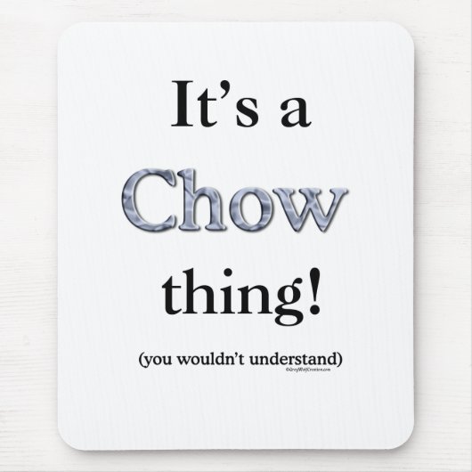 Chow Chow Thing Muismat (Voorkant)