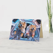 Chow Chow Valentijnkaart Feestdagen Kaart (Achterkant)