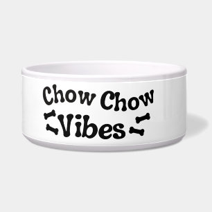 Chow Chow Vibes Ceramic Dog Bowl Voerbakje