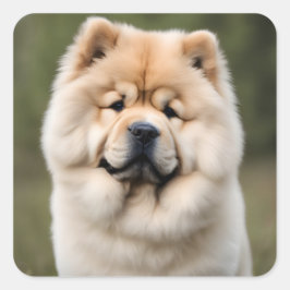 Chow Chow Vierkante Sticker