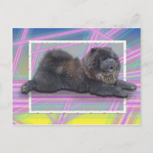 Chow-Chow Wang Briefkaart