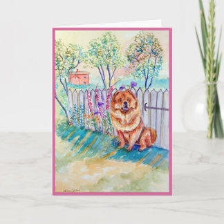 Chow Chow Wenskaarten Kaart
