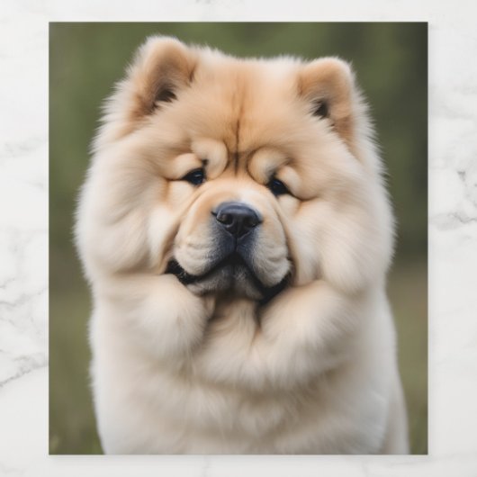 Chow Chow Wijn Etiket (Enkel label)