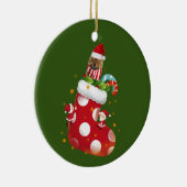 Chow Chow With Socking Keramisch Ornament (Rechts)