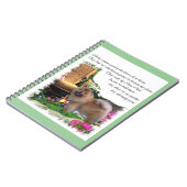 Chow Chow Zomer Tuin Notitieboek (Linkerzijde)