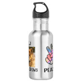 Chow Chows Hond Waterfles (Achterkant)