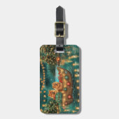 Chow Christmas Feestelijke reis Bagagelabel (Voorkant verticaal)