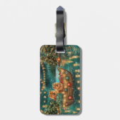 Chow Christmas Feestelijke reis Bagagelabel (Achterkant verticaal)