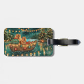 Chow Christmas Feestelijke reis Bagagelabel (Achterkant horizontaal)